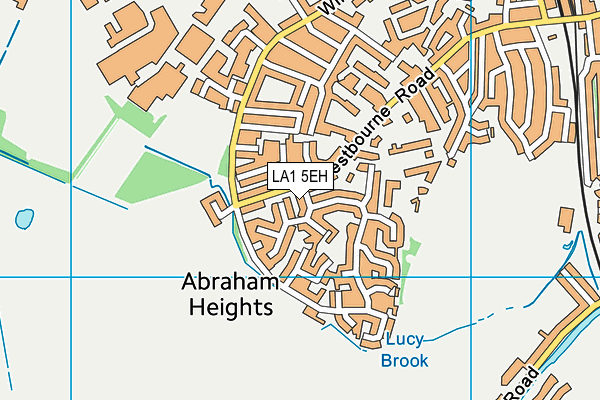 LA1 5EH map - OS VectorMap District (Ordnance Survey)