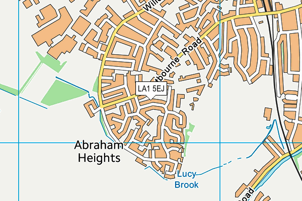 LA1 5EJ map - OS VectorMap District (Ordnance Survey)