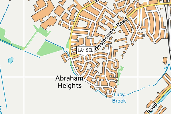 LA1 5EL map - OS VectorMap District (Ordnance Survey)