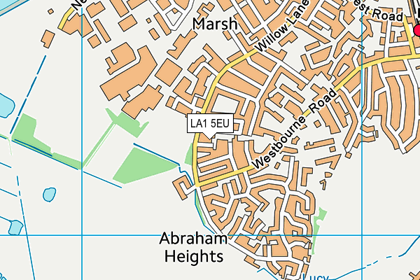 LA1 5EU map - OS VectorMap District (Ordnance Survey)