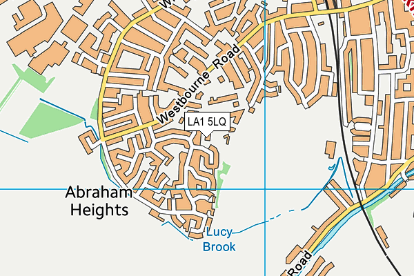 LA1 5LQ map - OS VectorMap District (Ordnance Survey)