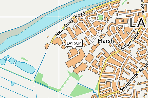 Fitness Factory (Closed) map (LA1 5QP) - OS VectorMap District (Ordnance Survey)