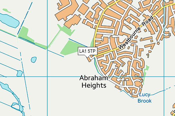 LA1 5TP map - OS VectorMap District (Ordnance Survey)