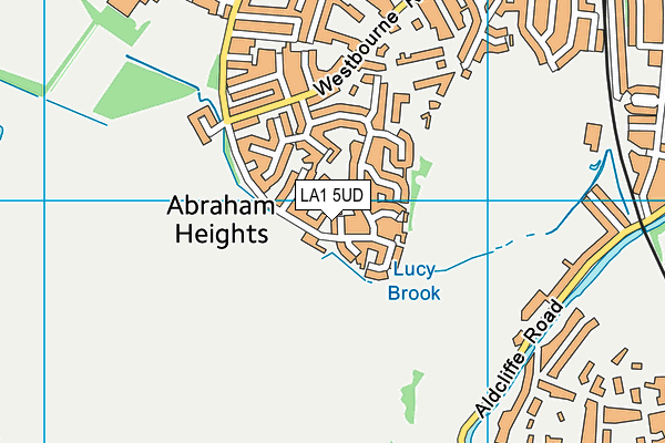 LA1 5UD map - OS VectorMap District (Ordnance Survey)