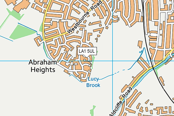 LA1 5UL map - OS VectorMap District (Ordnance Survey)