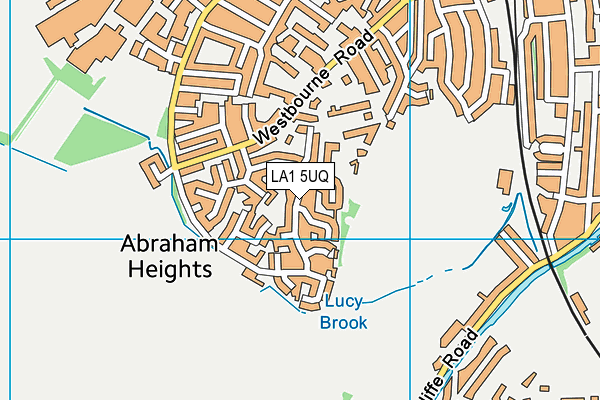 LA1 5UQ map - OS VectorMap District (Ordnance Survey)