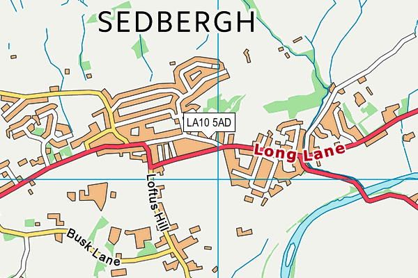 Map of SEDBERGH COMMUNITY INTEREST COMPANY at district scale