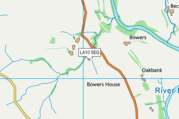 LA10 5EG map - OS VectorMap District (Ordnance Survey)