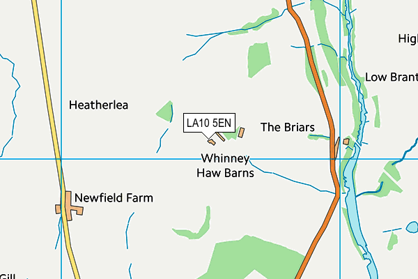 LA10 5EN map - OS VectorMap District (Ordnance Survey)