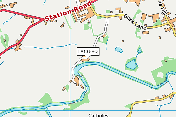LA10 5HQ map - OS VectorMap District (Ordnance Survey)
