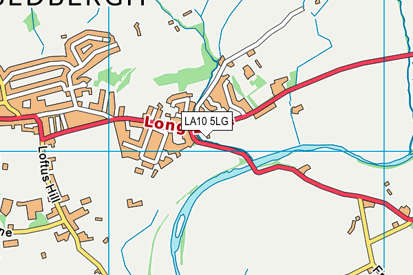 LA10 5LG map - OS VectorMap District (Ordnance Survey)