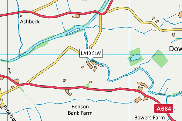 LA10 5LW map - OS VectorMap District (Ordnance Survey)