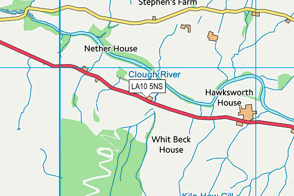 LA10 5NS map - OS VectorMap District (Ordnance Survey)