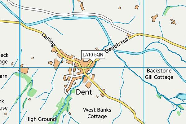 LA10 5QN map - OS VectorMap District (Ordnance Survey)