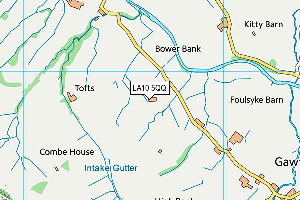 LA10 5QQ map - OS VectorMap District (Ordnance Survey)
