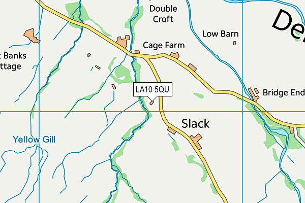 LA10 5QU map - OS VectorMap District (Ordnance Survey)