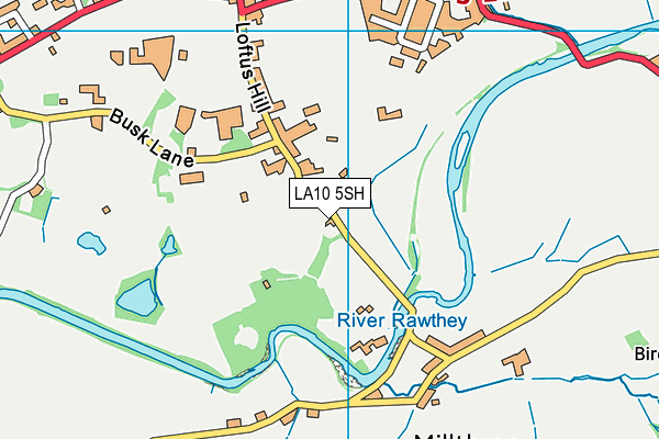 LA10 5SH map - OS VectorMap District (Ordnance Survey)