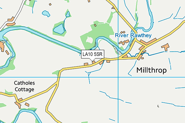 LA10 5SR map - OS VectorMap District (Ordnance Survey)