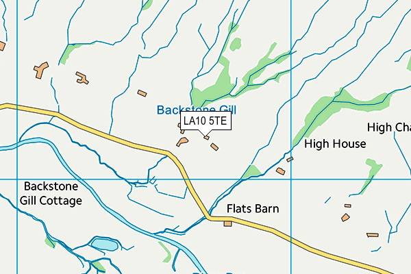 LA10 5TE map - OS VectorMap District (Ordnance Survey)