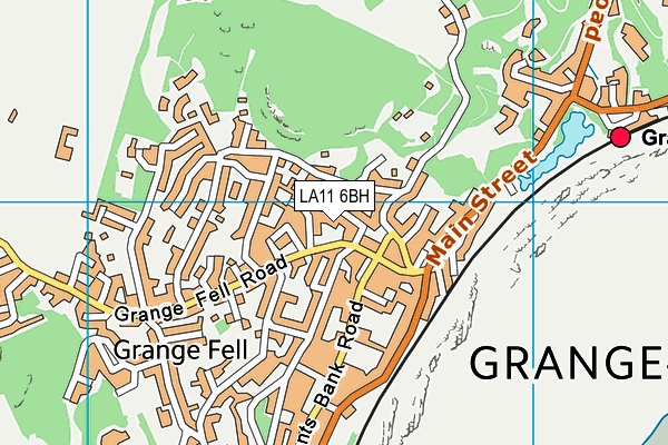 LA11 6BH map - OS VectorMap District (Ordnance Survey)