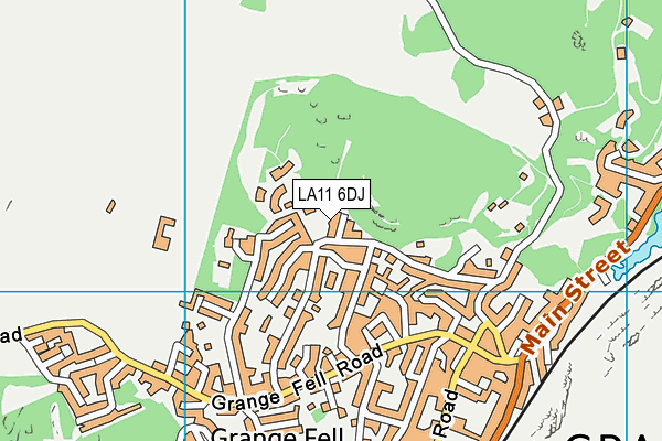 LA11 6DJ map - OS VectorMap District (Ordnance Survey)