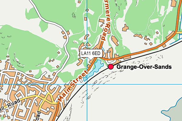 LA11 6ED map - OS VectorMap District (Ordnance Survey)