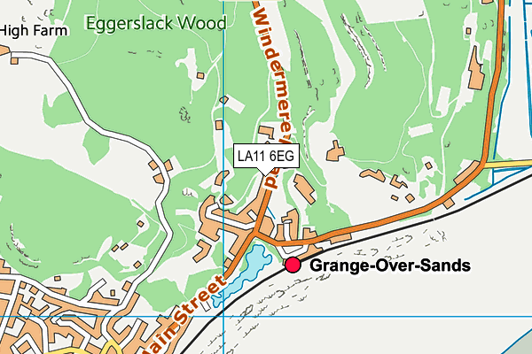 LA11 6EG map - OS VectorMap District (Ordnance Survey)