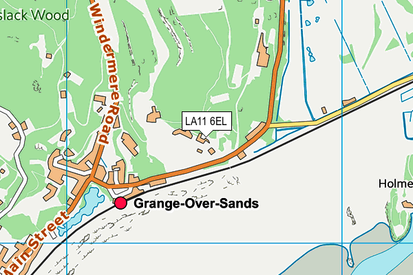 Map of MYRTLE COURT (GRANGE OVER SANDS) MANAGEMENT COMPANY LIMITED at district scale