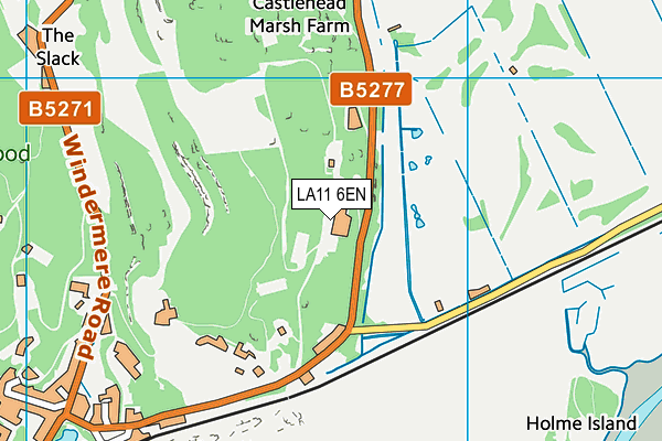 LA11 6EN map - OS VectorMap District (Ordnance Survey)
