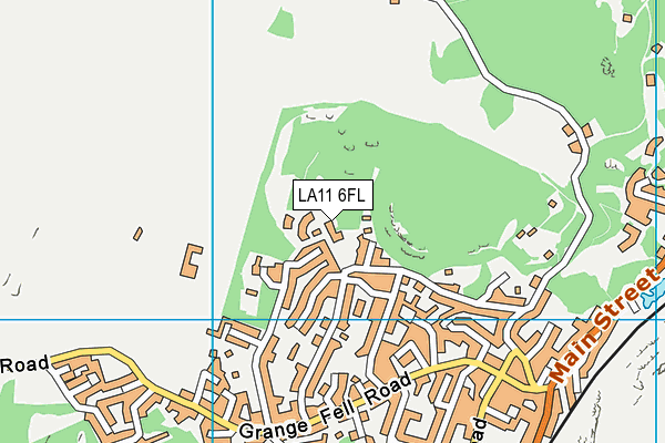 LA11 6FL map - OS VectorMap District (Ordnance Survey)