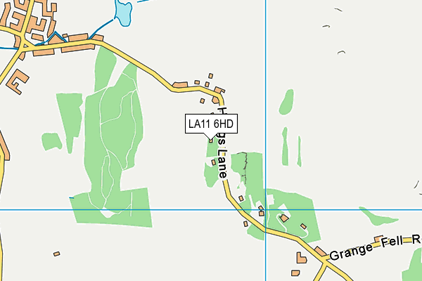 LA11 6HD map - OS VectorMap District (Ordnance Survey)