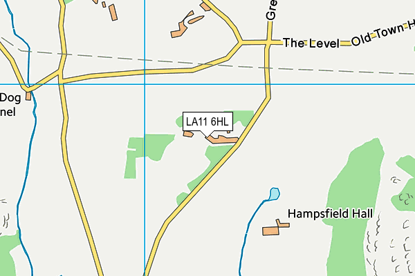 LA11 6HL map - OS VectorMap District (Ordnance Survey)