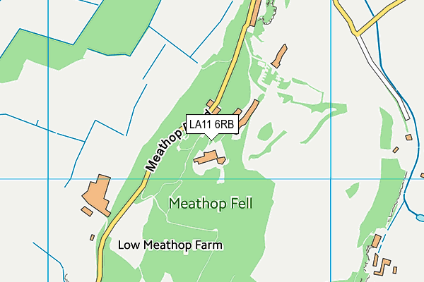 LA11 6RB map - OS VectorMap District (Ordnance Survey)