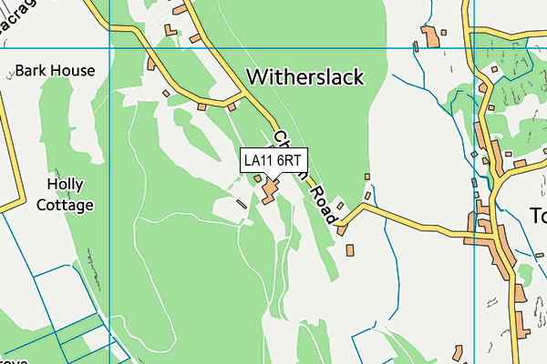 LA11 6RT map - OS VectorMap District (Ordnance Survey)