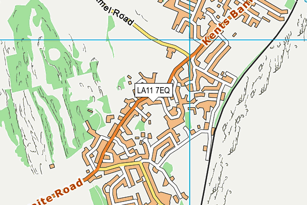 LA11 7EQ map - OS VectorMap District (Ordnance Survey)