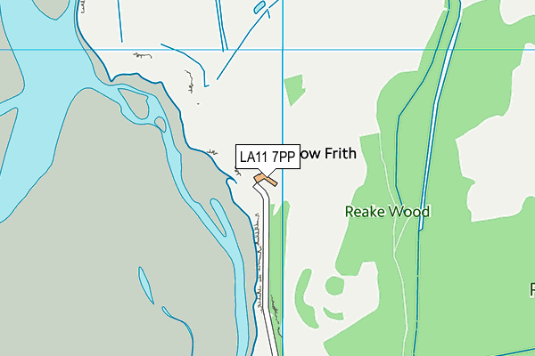 LA11 7PP map - OS VectorMap District (Ordnance Survey)