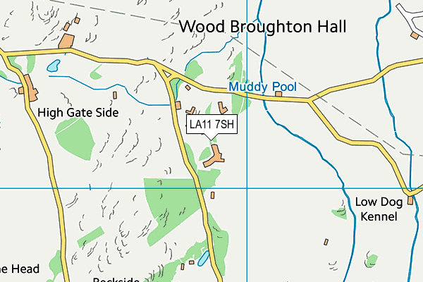 LA11 7SH map - OS VectorMap District (Ordnance Survey)