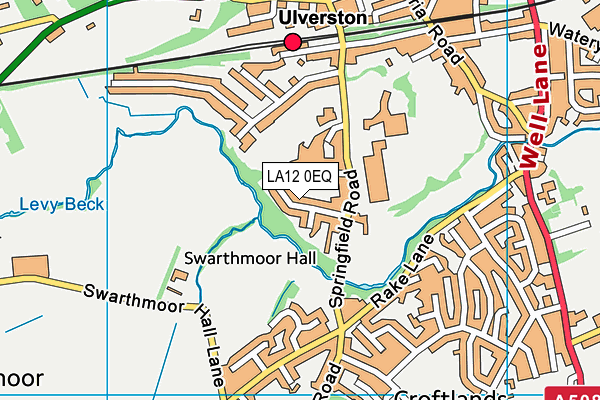 LA12 0EQ map - OS VectorMap District (Ordnance Survey)