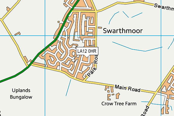 LA12 0HR map - OS VectorMap District (Ordnance Survey)