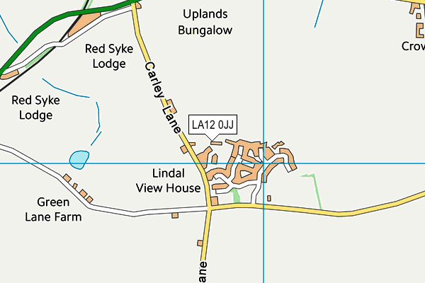 LA12 0JJ map - OS VectorMap District (Ordnance Survey)