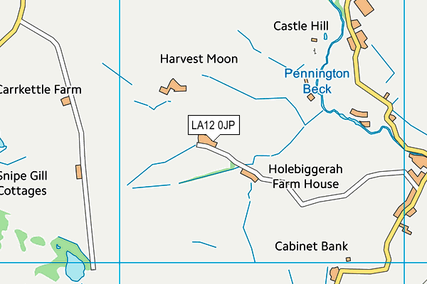 LA12 0JP map - OS VectorMap District (Ordnance Survey)