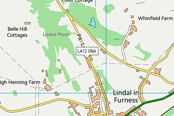 LA12 0NA map - OS VectorMap District (Ordnance Survey)