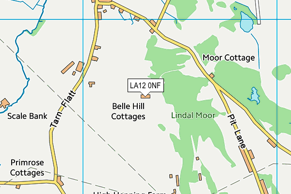 LA12 0NF map - OS VectorMap District (Ordnance Survey)