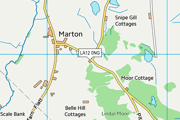 LA12 0NG map - OS VectorMap District (Ordnance Survey)