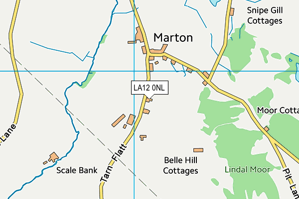 LA12 0NL map - OS VectorMap District (Ordnance Survey)