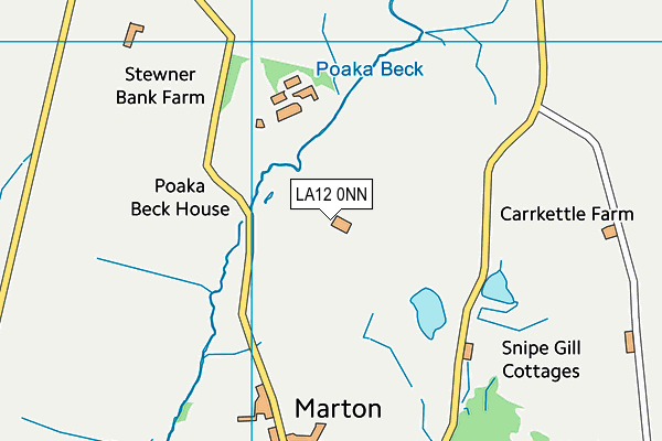 LA12 0NN map - OS VectorMap District (Ordnance Survey)