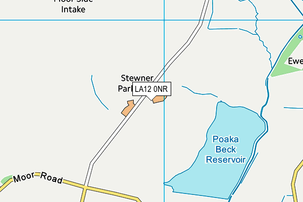 LA12 0NR map - OS VectorMap District (Ordnance Survey)