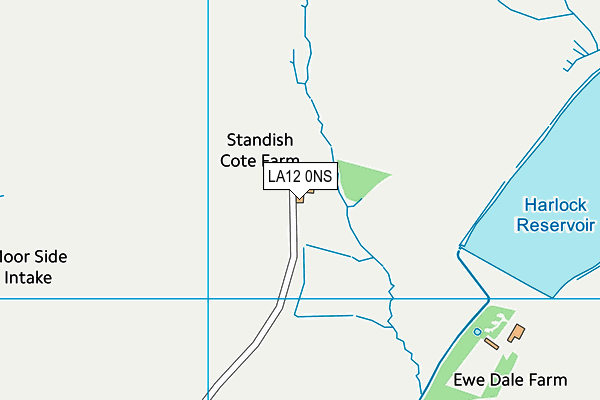 LA12 0NS map - OS VectorMap District (Ordnance Survey)