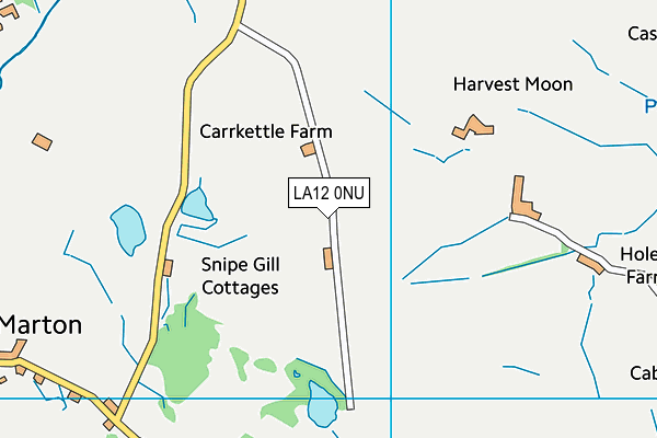 LA12 0NU map - OS VectorMap District (Ordnance Survey)