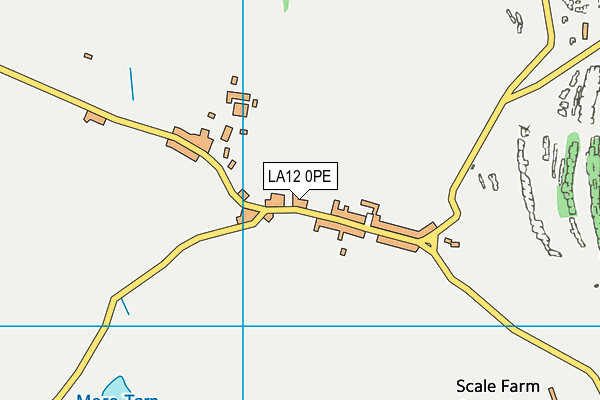 LA12 0PE map - OS VectorMap District (Ordnance Survey)